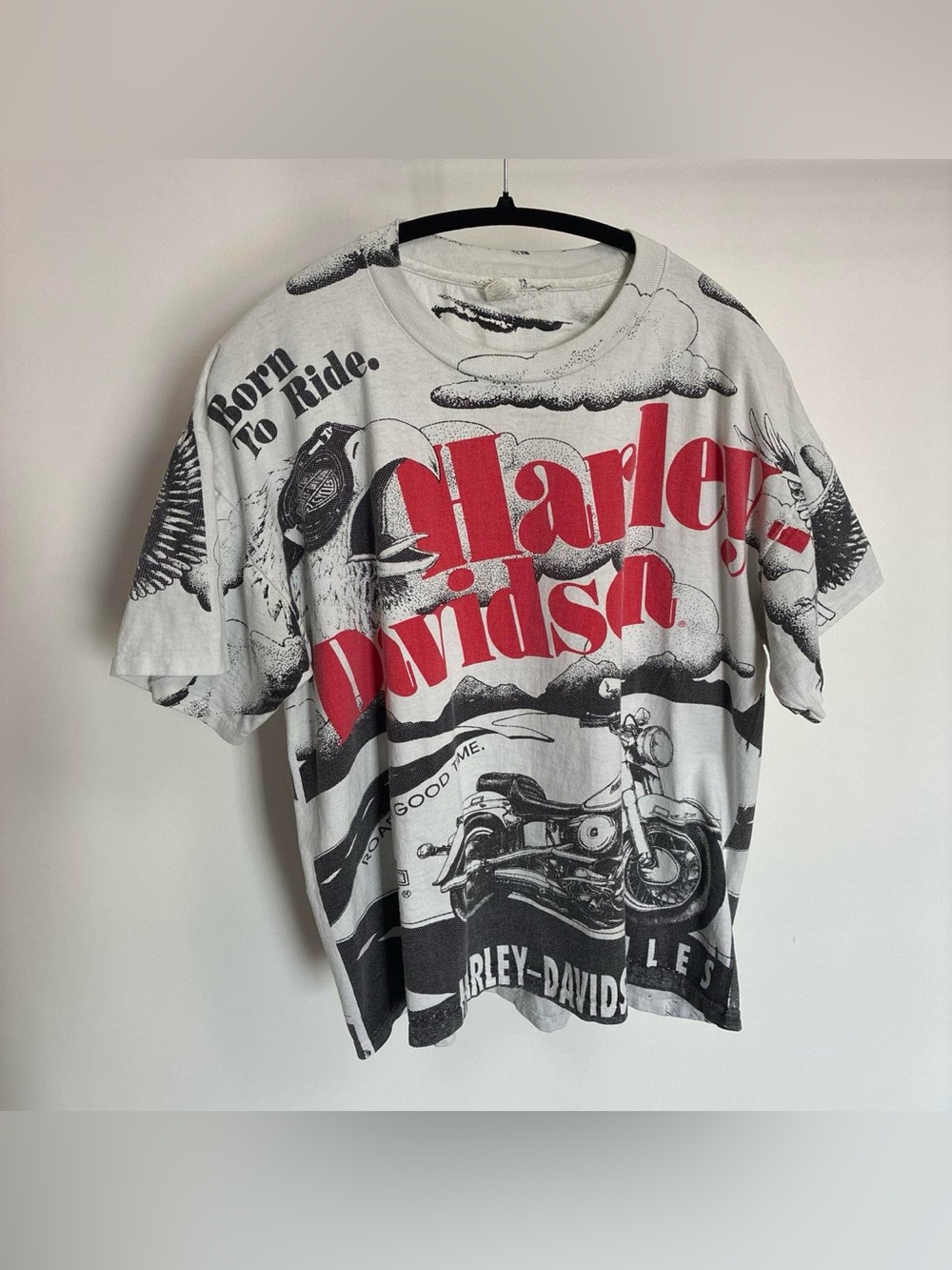 Vintage 90’s Harley Davidson AOP t-shirt